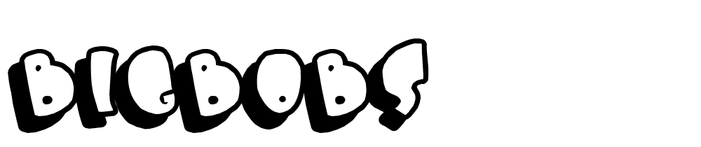 bigbobs font family download free