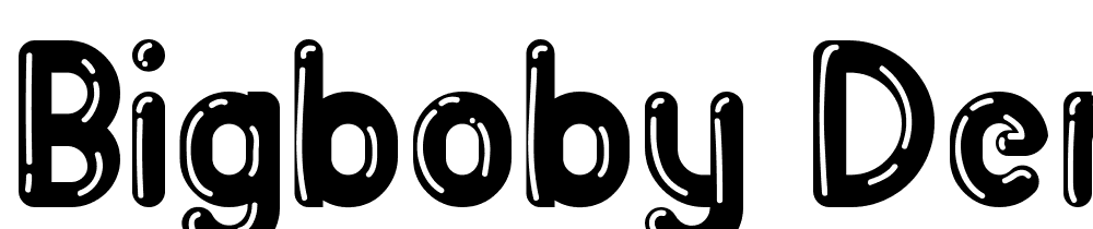 BigBOBY-Demo-Balloons font family download free