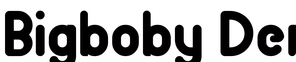 BigBOBY-Demo-Rounded font family download free