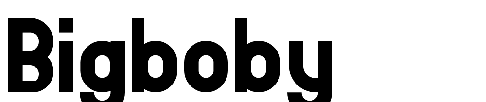 bigboby font family download free