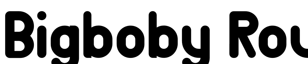 BigBOBY-Rounded font family download free