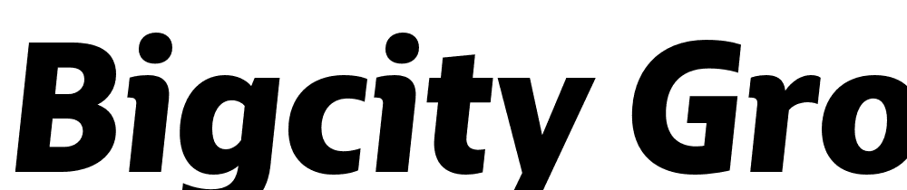 BigCity-Grotesque-Pro-Black-Italic font family download free