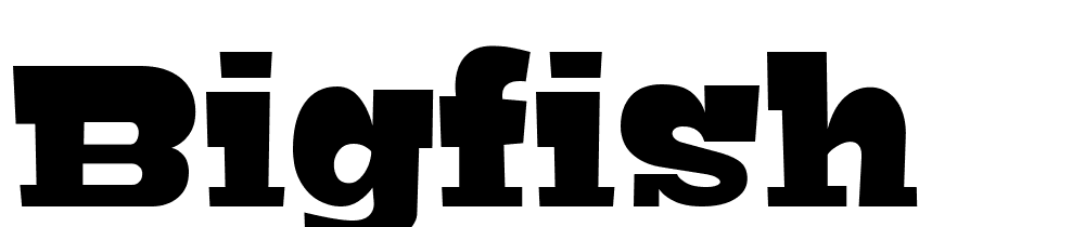 bigfish font family download free