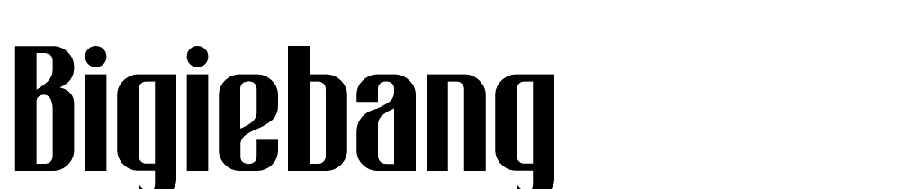 bigiebang font family download free