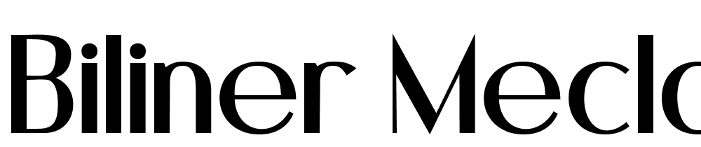 biliner-meclan-demo font family download free