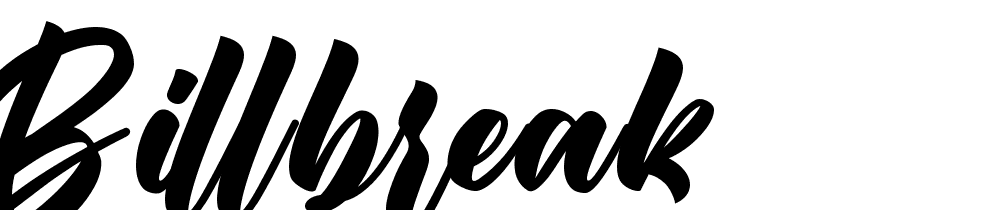 Billbreak font family download free