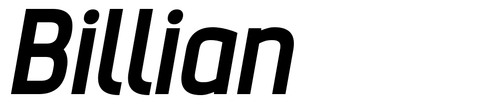 Billian font family download free