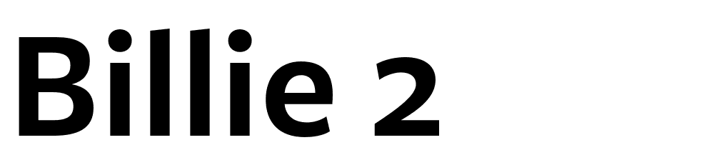 billie_2 font family download free