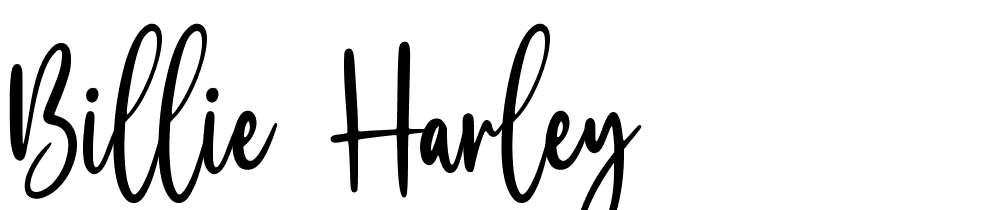 Billie Harley font family download free