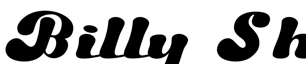 Billy-Sham font family download free