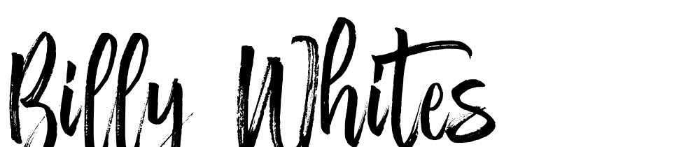 billy-whites font family download free