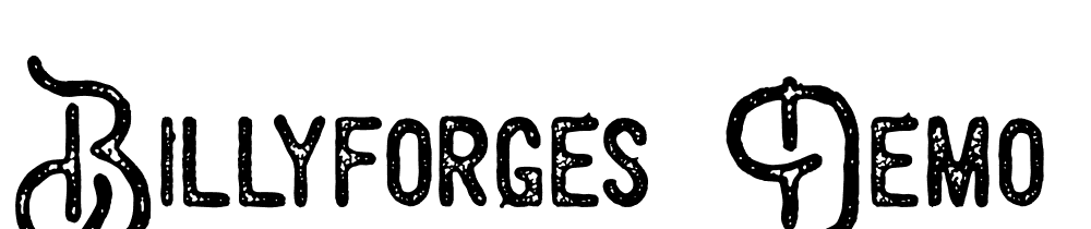 Billyforges-Demo font family download free