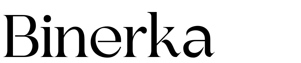 Binerka font family download free