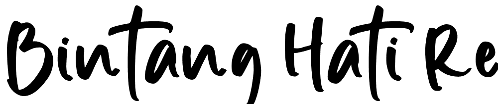 Bintang-Hati-Regular font family download free