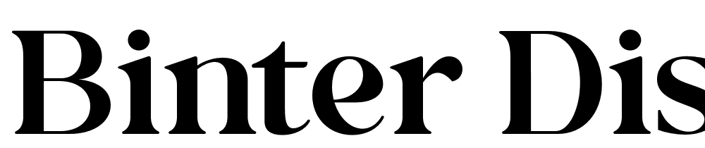 Binter-Display-Font font family download free