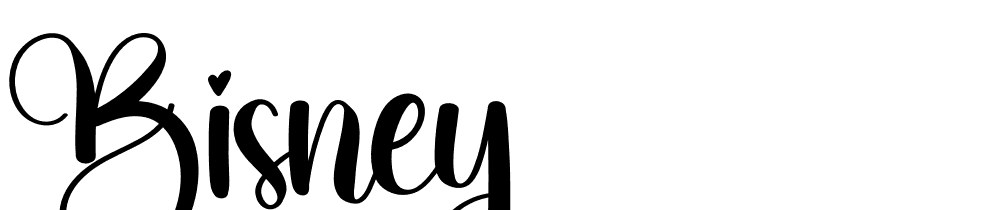 bisney font family download free