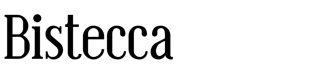 Bistecca font family download free