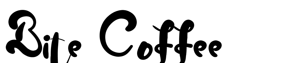 Bite Coffee font family download free