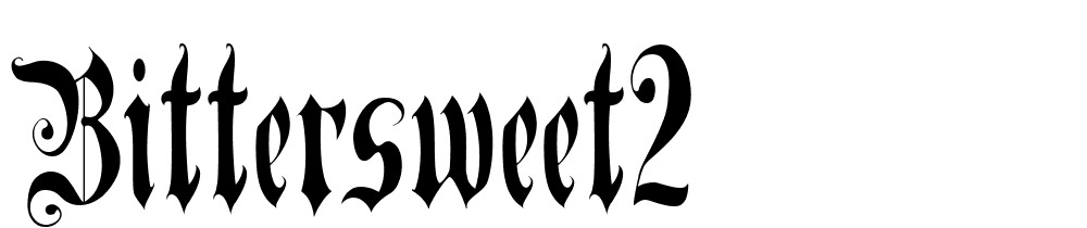 bittersweet2 font family download free