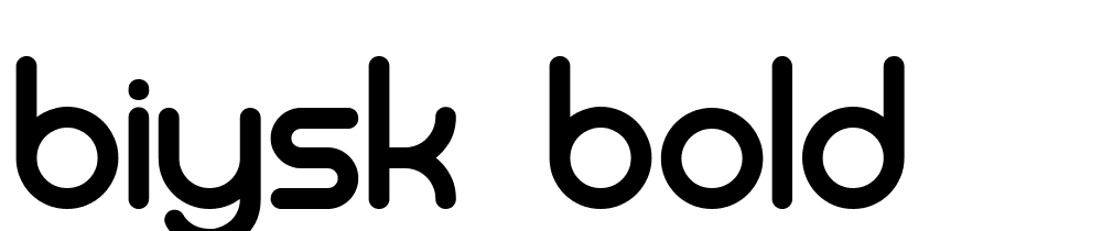 Biysk-Bold font family download free