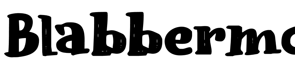 Blabbermouth-DEMO-Regular font family download free