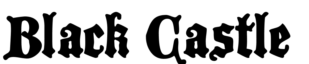 black_castle font family download free