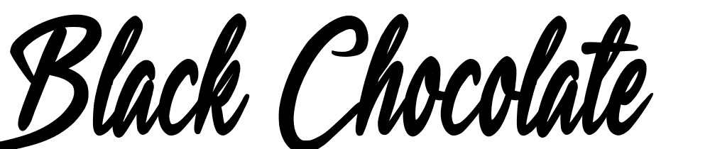 Black-Chocolate font family download free