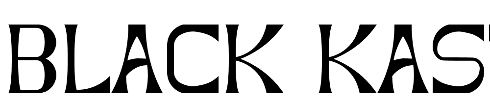 Black-Kastile-Modern font family download free