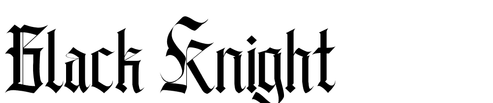 Black-Knight font family download free