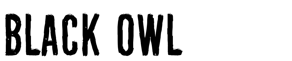 black-owl font family download free