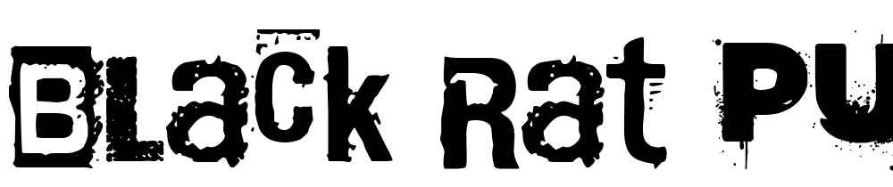 Black-Rat-Punk-Band font family download free