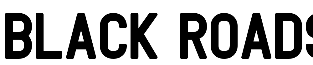 Black-RoadsDEMO font family download free