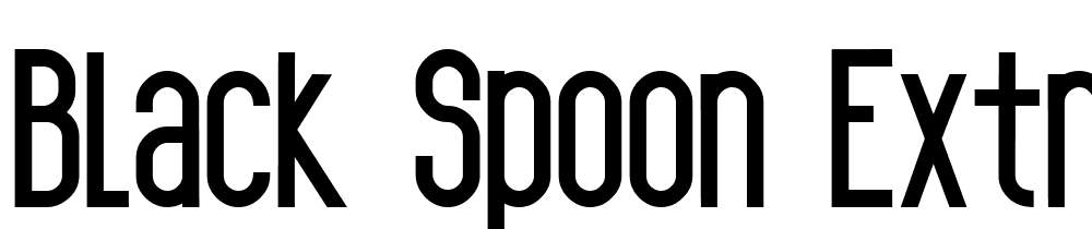 black-spoon-extrabold font family download free