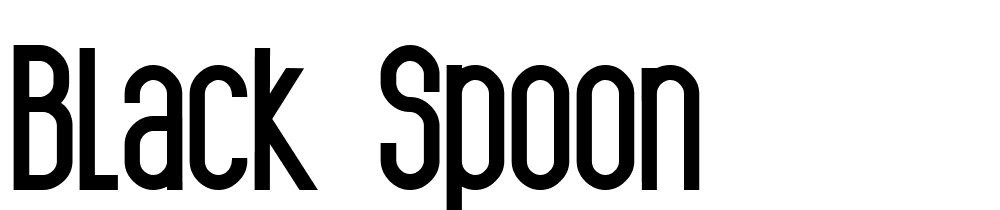 black-spoon font family download free