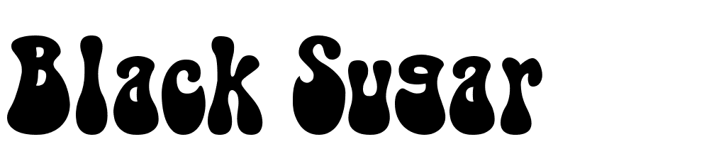 Black-Sugar font family download free