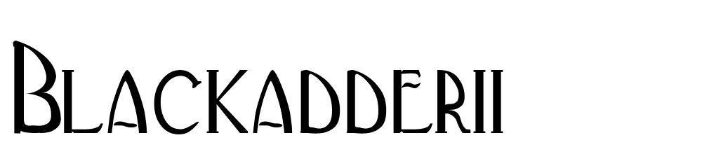 BlackAdderII font family download free