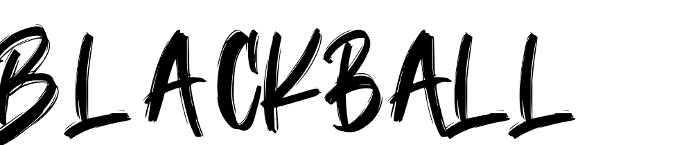 BLACKBALL font family download free