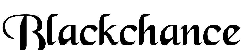 BlackChancery font family download free