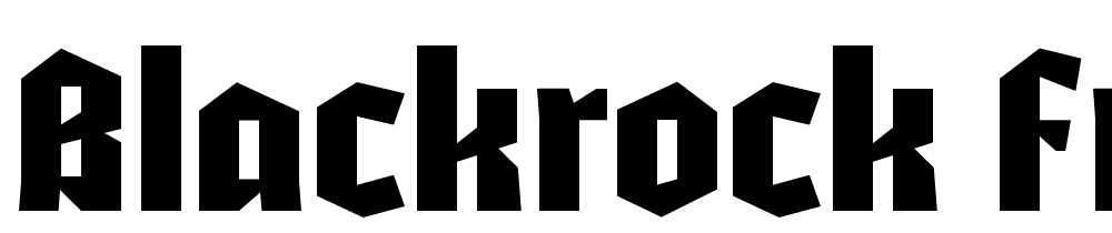 BlackRock-Free-Normal font family download free