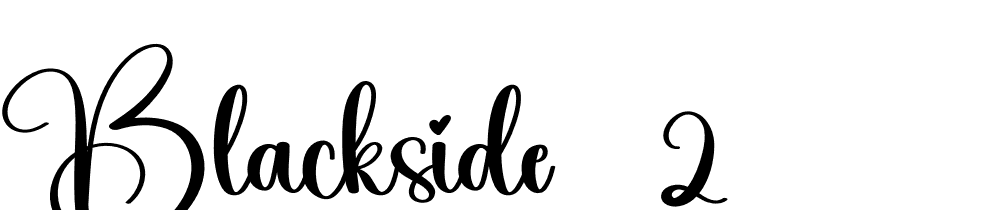 blackside-2 font family download free