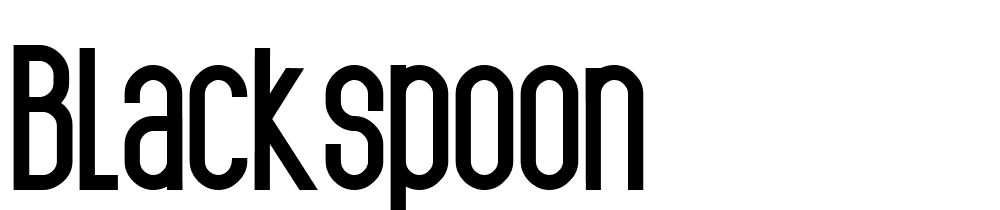 blackspoon font family download free