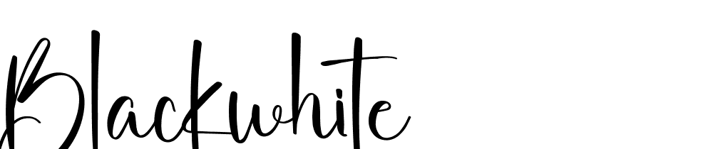 Blackwhite font family download free