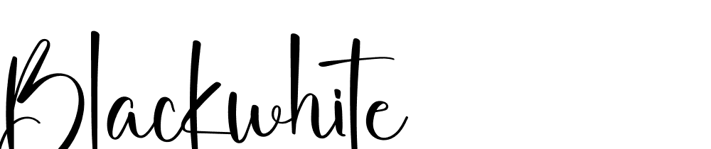 blackwhite font family download free