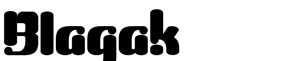 blagak font family download free