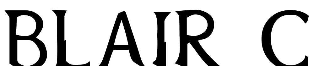 Blair Caps font family download free