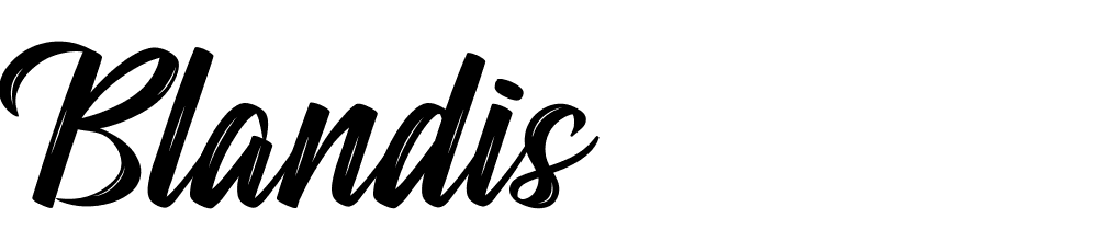 Blandis font family download free