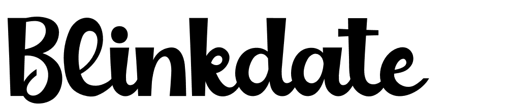 Blinkdate font family download free