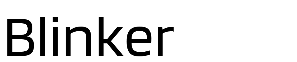 Blinker font family download free