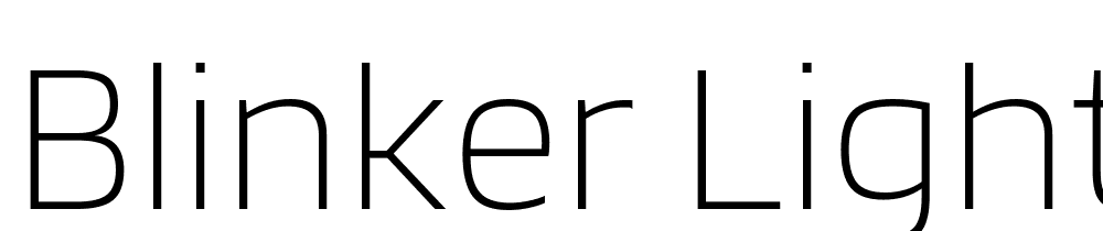 Blinker-Light font family download free