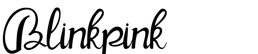 BlinkPink font family download free